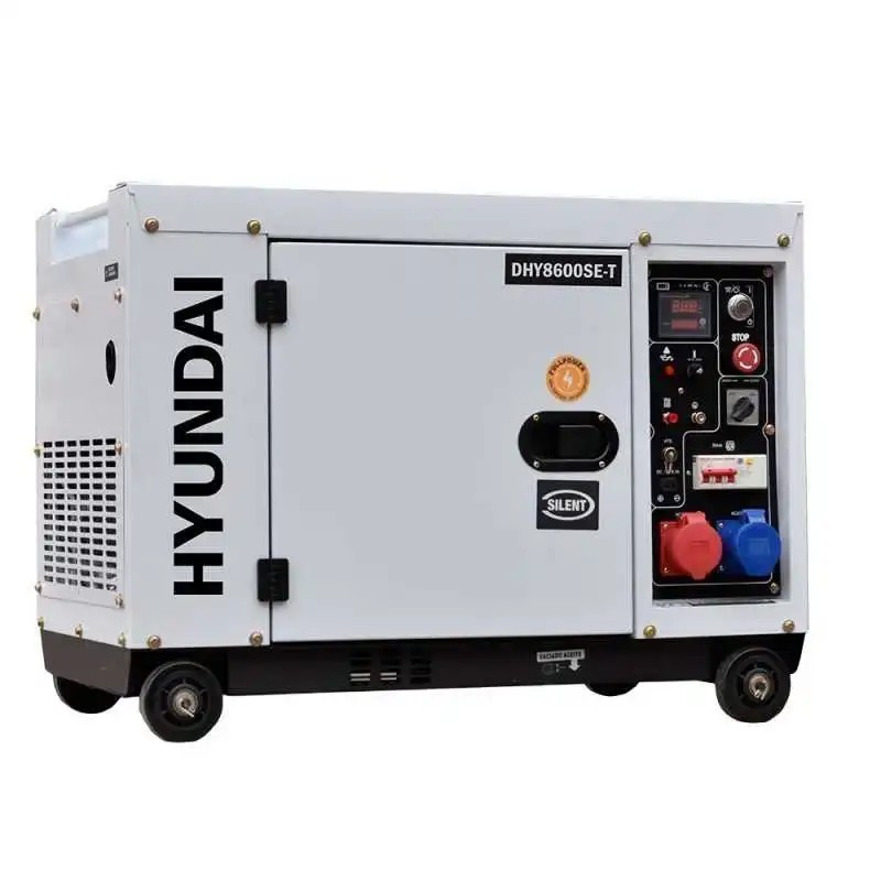 Generador Hyundai Diésel 10,6 Kva, 400v EURO 5