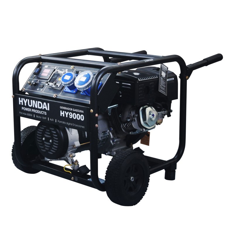 GENERADOR HYUNDAI GASOLINA 3000rpm con ruedas