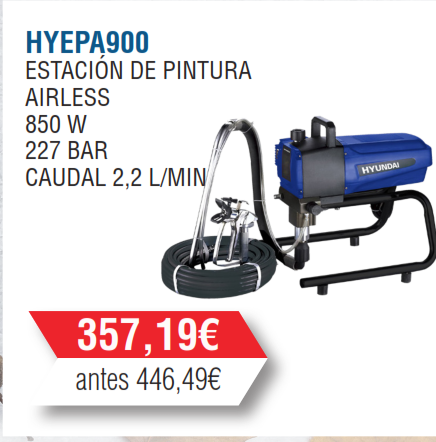 PISTOLA DE PINTURA AIRLESS HYUNDAI 850w