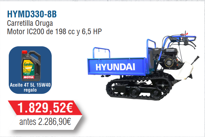 MINI DUMPER TRANSPORTE MULTIFUNCIÓN