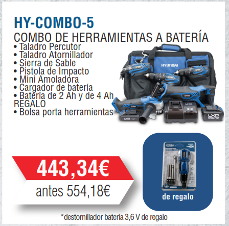 Maletin Herramientas a Batería Hyundai-HYCOMBO-5