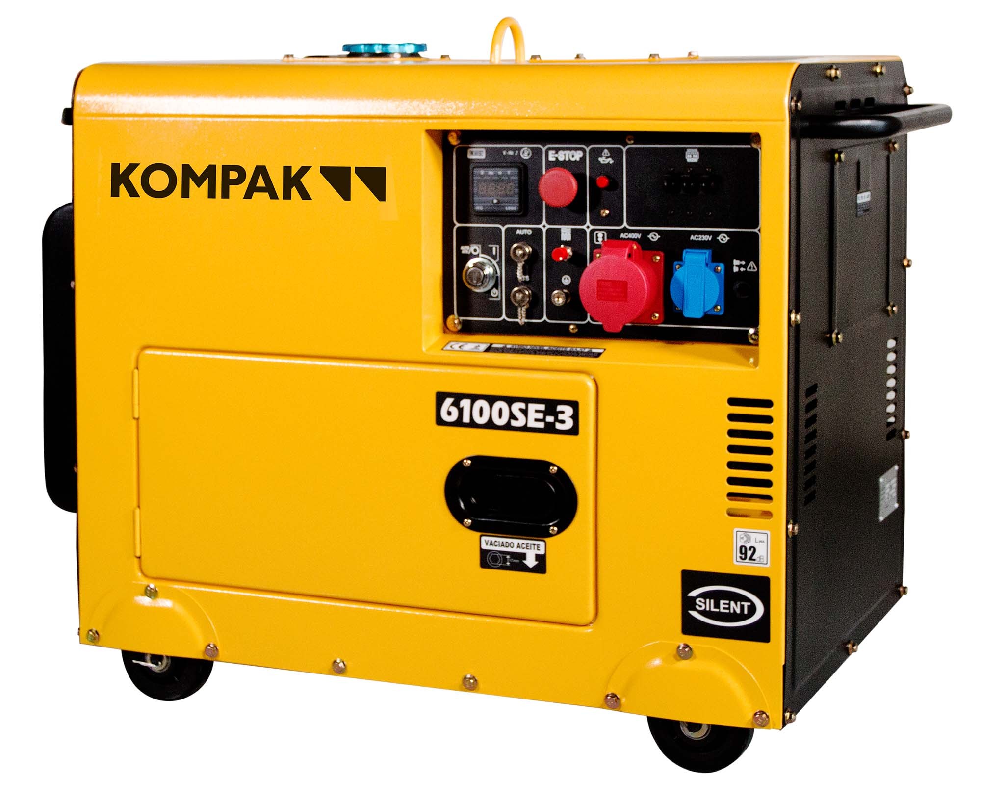 Generador Kompak Diésel Insonorizado - KP-K6100SE-3