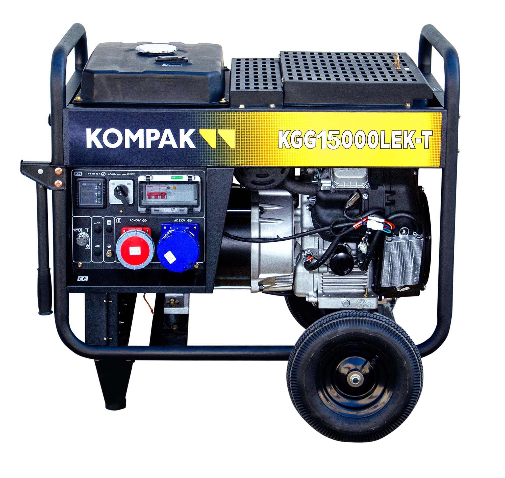 Generador Kompak Gasolina Full Power - KP-GG15000LEK-T