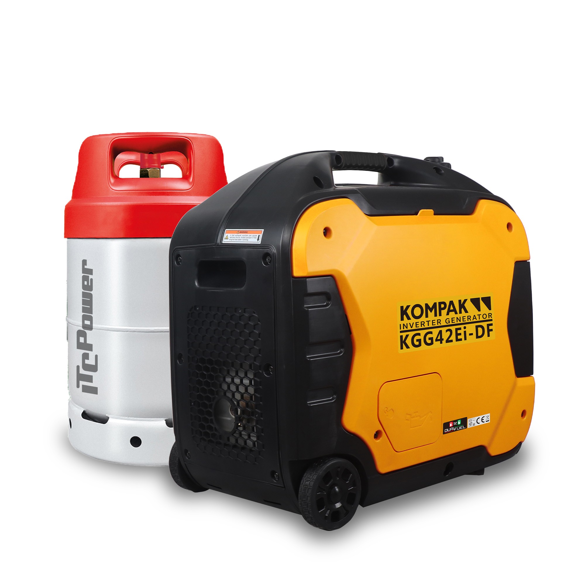 GENERADOR KOMPAK INVERTER  4,2 Kw Dual Fuel
